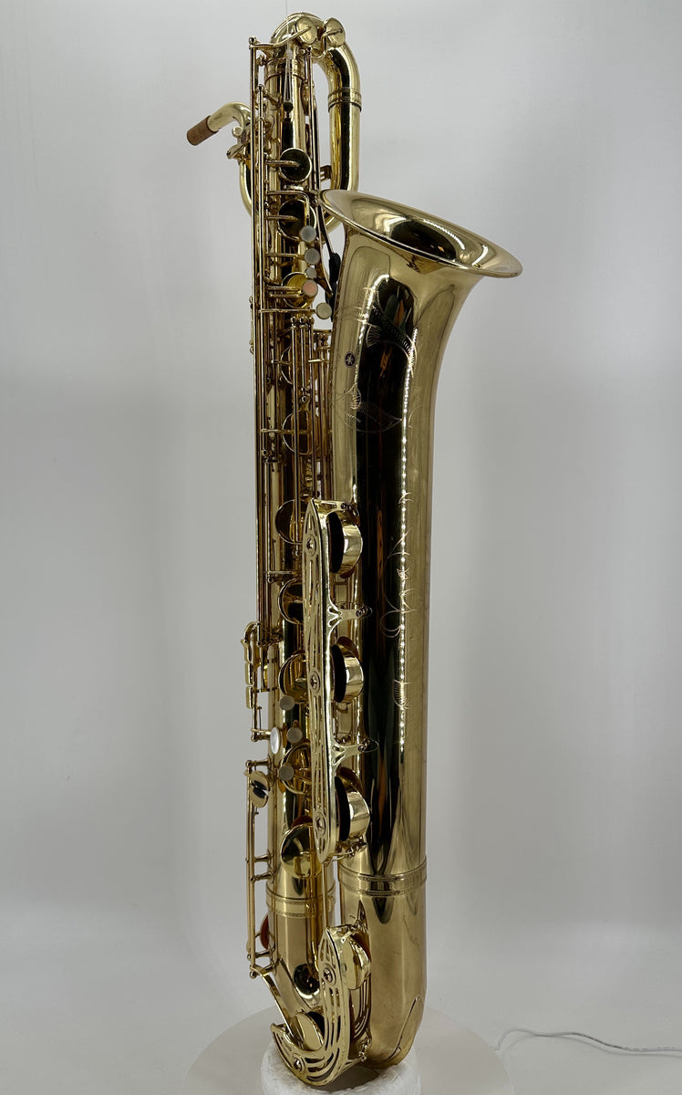 Vintage Purple Logo Yamaha YBS-61 Low A Baritone Saxophone Ser 
