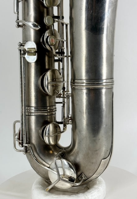 1928 Conn New Wonder Series 2 Silver Plated Baritone Saxophone Ser# 208,XXX  RM